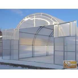 AGRONOM ÜVEGHÁZ 4 X 10 MÉTER,  DUPLA VASAZATTAL