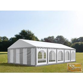   Profi economy rendezvénysátor PVC 500g/m2  6x10m szürke-fehér