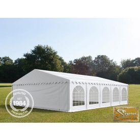   Profi prémium 8x10 m rendezvénysátor PVC 500g/m2, fehér színben