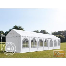   Profi professional 4x14 m, +2,6 m rendezvénysátor, fehér színben