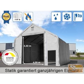 Profi everest raktársátor 8 x 8m B típusú, tűzálló