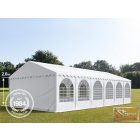 Profi professional 5x12 m, +2 m rendezvénysátor 550g/m2, fehér színben