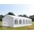 Profi professional 5x12 m, +2 m rendezvénysátor 550g/m2, fehér színben