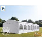 Profi professional 8x16 m, +2 m tűzálló rendezvénysátor 550g/m2, fehér színben