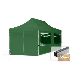   Profi economy aluline pavilon 3x6 m 4 oldalfallal, panoráma ablakkal több színben