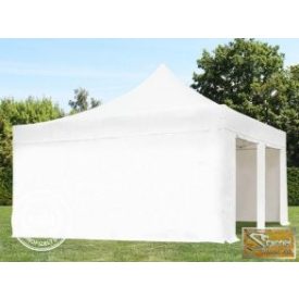   Profi professzionális aluline pavilon 5x5m, fehér oldalfallal
