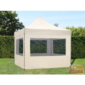   Profi  economy aluline pavilon 3x3 m 4 oldalfallal, panoráma ablakkal több színben