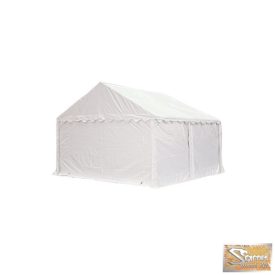 Profi economy raktársátor 4x4 m, fehér A típusú