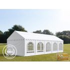 Profi prémium 4x10 m rendezvénysátor PVC 500g/m2, fehér színben