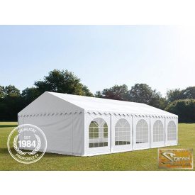   Profi prémium 6x10 m rendezvénysátor PVC 500g/m2, fehér színben