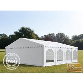   Profi prémium 8x8 m rendezvénysátor PVC 500g/m2, fehér színben