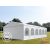 Profi professional 8x12 m, +2 m rendezvénysátor 550g/m2, fehér színben